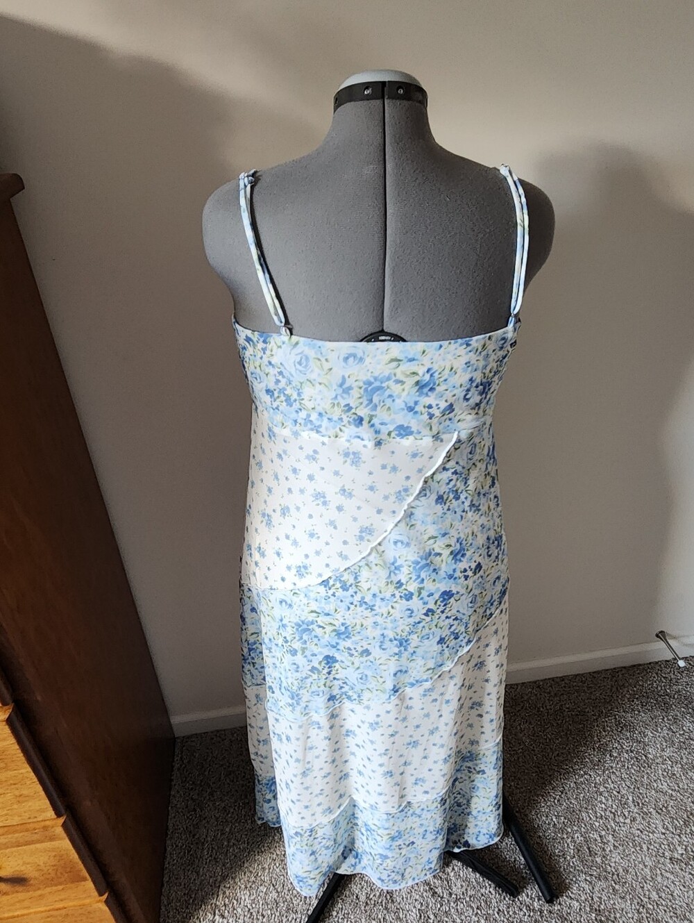 0X Arula Blue Floral Patchwork Maxi Dress - Picture 9 of 15